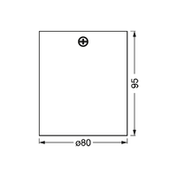 LEDVANCE Spot Surface Square Deckenaufbauspot 80x80mm,, weiß, GU10 LEDVANCE Spot Surface Square Deckenaufbauspot 80x80mm,, weiß, GU10