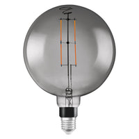 LEDVANCE Lampadina LED intelligente con tecnologia Wifi, attacco E27, dimmerabile, bianco caldo (2500K), grande forma a globo, filamento chiaro in vetro fumé, sostituto per tradizionale 37W, controllabile con Alexa, Google e app LEDVANCE Lampadina LED intelligente con tecnologia Wifi, attacco E27, dimmerabile, bianco caldo (2500K), grande forma a globo, filamento chiaro in vetro fumé, sostituto per tradizionale 37W, controllabile con Alexa, Google e app