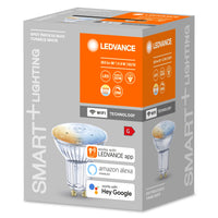 LEDVANCE Wifi SMART+ LED Lampada Spot Regolabile Bianco (ex 40W) 5W / 2700-6500K GU10 LEDVANCE Wifi SMART+ LED Lampada Spot Regolabile Bianco (ex 40W) 5W / 2700-6500K GU10