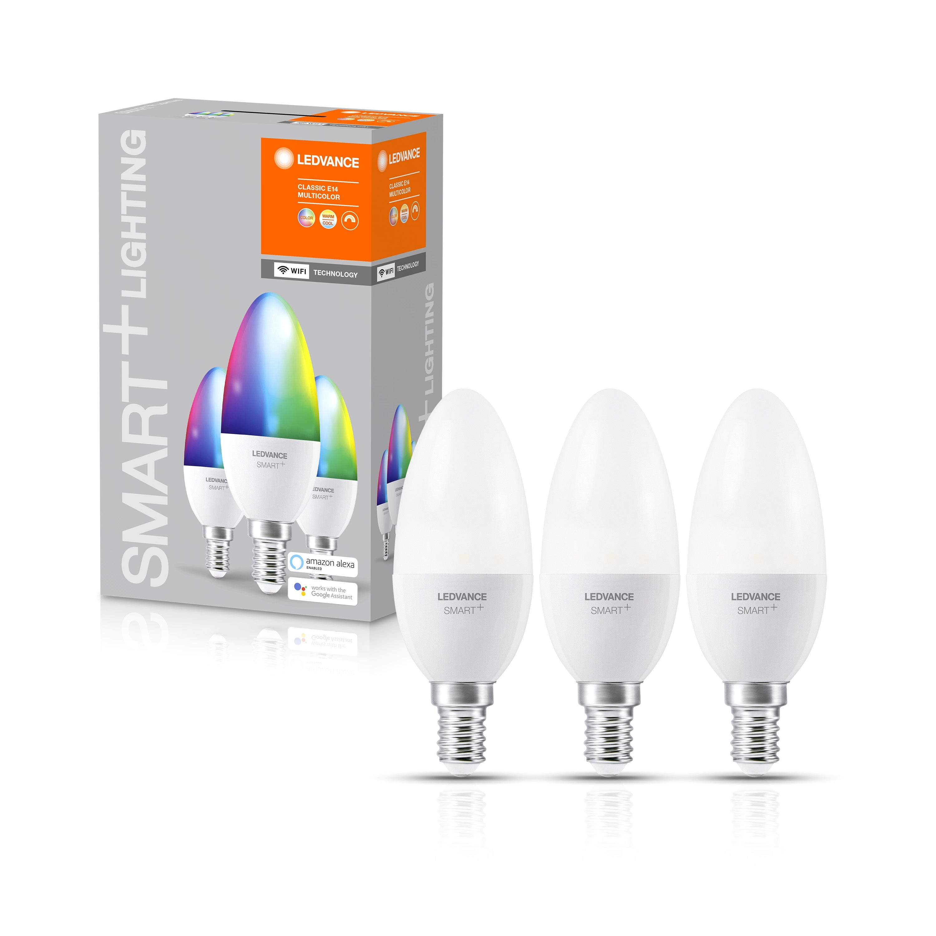 LEDVANCE Wifi SMART+ Lampada LED candela RGBW multicolore (ex 40W) 5W –  shop LEDVANCE Italia