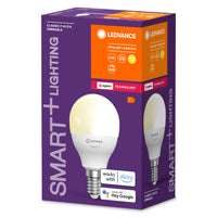 LEDVANCE Lampadina LED Smart con tecnologia ZigBee, attacco E14, dimmerabile, bianco caldo (2700 K), sostituisce le lampadine a incandescenza da 40 W, SMART+ Mini bulb dimmerabile, confezione da 1.