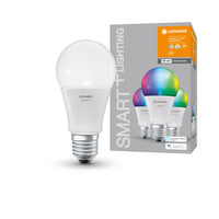 LEDVANCE Wifi SMART+ Lampadina LED Classica RGBW multicolore (ex 75W) 9,5W / 2700-6500K E27 confezione da 3 LEDVANCE Wifi SMART+ Lampadina LED Classica RGBW multicolore (ex 75W) 9,5W / 2700-6500K E27 confezione da 3