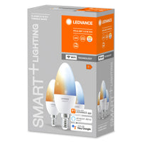 LEDVANCE Wifi SMART+ LED Lampe Kerze Tunable Weiß (ex 40W) 5W / 2700-6500K E14 3er LEDVANCE Wifi SMART+ LED Lampe Kerze Tunable Weiß (ex 40W) 5W / 2700-6500K E14 3er