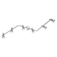 LEDVANCE LED Spotlight, 6-flammiger hochwertiger Spotstrahler aus Aluminium, geeignet für Wand und Decke Innen, austauschbare GU10-Leuchtmittel enthalten, Warmweiß (2700K), 3W, LED SPOT GU10 6x3W LEDVANCE LED Spotlight, 6-flammiger hochwertiger Spotstrahler aus Aluminium, geeignet für Wand und Decke Innen, austauschbare GU10-Leuchtmittel enthalten, Warmweiß (2700K), 3W, LED SPOT GU10 6x3W