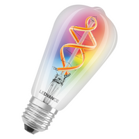 LEDVANCE Wifi SMART+ LED-Lampada Filamento Edison 30 RGBW multicolore (ex 60W) 4,5W E27 LEDVANCE Wifi SMART+ LED-Lampada Filamento Edison 30 RGBW multicolore (ex 60W) 4,5W E27