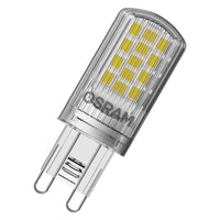 OSRAM LED lampadina a spillo BASE PIN G9 lampada LED CL40 non dimmerabile 4.2W, G9, bianco caldo confezione da 5 OSRAM LED lampadina a spillo BASE PIN G9 lampada LED CL40 non dimmerabile 4.2W, G9, bianco caldo confezione da 5