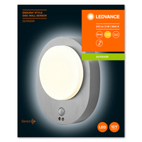 LEDVANCE ENDURA STYLE DISC Lampada da parete e soffitto LED con sensore 8W/3000K bianco caldo LEDVANCE ENDURA STYLE DISC Lampada da parete e soffitto LED con sensore 8W/3000K bianco caldo