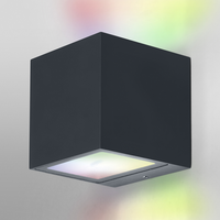 LEDVANCE Wifi SMART+ Brick WALL UPDOWN LED 8,5cm Wandleuchte RGBW mehrfarbig 14W / 3000K Warmweiß Dunkelgrau LEDVANCE Wifi SMART+ Brick WALL UPDOWN LED 8,5cm Wandleuchte RGBW mehrfarbig 14W / 3000K Warmweiß Dunkelgrau