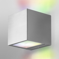 LEDVANCE Wifi SMART+ Brick WALL UPDOWN LED 8,5cm Wandleuchte RGBW mehrfarbig 14W / 3000K Warmweiß silbergrau LEDVANCE Wifi SMART+ Brick WALL UPDOWN LED 8,5cm Wandleuchte RGBW mehrfarbig 14W / 3000K Warmweiß silbergrau