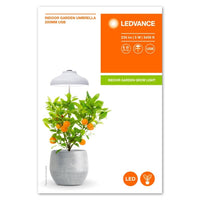 LEDVANCE Indoor Garden Umbrella LED Pflanzenlicht 20cm USB 5V 5W / 3400K LEDVANCE Indoor Garden Umbrella LED Pflanzenlicht 20cm USB 5V 5W / 3400K