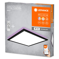LEDVANCE SMART+ WiFi LED-pannello a cornice, 45cm x 45cm, RGB, incl. telecomando 27W, 1800lm, nero LEDVANCE SMART+ WiFi LED-pannello a cornice, 45cm x 45cm, RGB, incl. telecomando 27W, 1800lm, nero