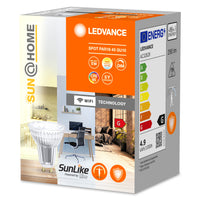 LEDVANCE Wifi SUN@HOME LED SPOT PAR16 dimmerabile Bianco regolabile (ex 35W) 4,9W / 2200-5000K GU10 LEDVANCE Wifi SUN@HOME LED SPOT PAR16 dimmerabile Bianco regolabile (ex 35W) 4,9W / 2200-5000K GU10