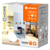 LEDVANCE SUN@HOME WIFI LED Einbaustrahler, Ø 85mm, weiß, Slim LEDVANCE SUN@HOME WIFI LED Einbaustrahler, Ø 85mm, weiß, Slim