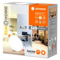 LEDVANCE Wifi SUN@HOME LED faretti da incasso, Ø 120mm, bianco, 8W LEDVANCE Wifi SUN@HOME LED faretti da incasso, Ø 120mm, bianco, 8W
