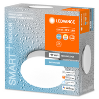 LEDVANCE Wifi SMART+ ORBIS LED AQUA Bad Deckenleuchte 20cm Tunable Weiß 12W / 3000-6500K LEDVANCE Wifi SMART+ ORBIS LED AQUA Bad Deckenleuchte 20cm Tunable Weiß 12W / 3000-6500K