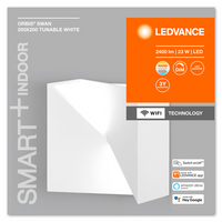 LEDVANCE Wifi SMART+ ORBIS SWAN LED Applique 20x20cm Bianco Regolabile 23W / 3000-6500K bianco LEDVANCE Wifi SMART+ ORBIS SWAN LED Applique 20x20cm Bianco Regolabile 23W / 3000-6500K bianco