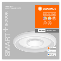 LEDVANCE Wifi SMART+ ORBIS STEA LED RGBW lampada da soffitto multicolore 48,5cm Bianco regolabile 32W / 2700-6500K LEDVANCE Wifi SMART+ ORBIS STEA LED RGBW lampada da soffitto multicolore 48,5cm Bianco regolabile 32W / 2700-6500K