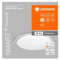 LEDVANCE Wifi SMART+ ORBIS SPARKLE LED lampada da soffitto 46cm bianco regolabile 24W / 2700-6500K LEDVANCE Wifi SMART+ ORBIS SPARKLE LED lampada da soffitto 46cm bianco regolabile 24W / 2700-6500K