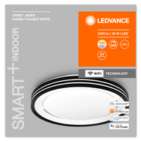 LEDVANCE Wifi SMART+ ORBIS JADEN LED lampada da soffitto 50cm regolabile bianco 30W / 2700-6500K nero LEDVANCE Wifi SMART+ ORBIS JADEN LED lampada da soffitto 50cm regolabile bianco 30W / 2700-6500K nero