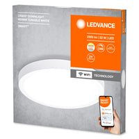 LEDVANCE Leuchte: für Decke, SMART SURFACE DOWNLIGHT TW / 22 W, 220…240 V, Ausstrahlungswinkel: 110, Tunable White, 3000…6500 K LEDVANCE Leuchte: für Decke, SMART SURFACE DOWNLIGHT TW / 22 W, 220…240 V, Ausstrahlungswinkel: 110, Tunable White, 3000…6500 K