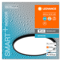 LEDVANCE Wifi SMART+ ORBIS DISC LED Lampada da soffitto per bagno 50cm Bianco regolabile 32W / 3000-6500K nero LEDVANCE Wifi SMART+ ORBIS DISC LED Lampada da soffitto per bagno 50cm Bianco regolabile 32W / 3000-6500K nero