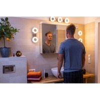 LEDVANCE Wifi SMART+ ORBIS WAVE LED Bad Wandleuchte 52cm Tunable Weiß 21W / 3000-6500K LEDVANCE Wifi SMART+ ORBIS WAVE LED Bad Wandleuchte 52cm Tunable Weiß 21W / 3000-6500K