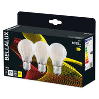 BELLALUX LED Lampe für E27-Sockel, mattes Glas ,Warmweiß (2700K), 1055 Lumen, Ersatz für herkömmliche 75W-Leuchtmittel, nicht dimmbar, 3-er Pack BELLALUX LED Lampe für E27-Sockel, mattes Glas ,Warmweiß (2700K), 1055 Lumen, Ersatz für herkömmliche 75W-Leuchtmittel, nicht dimmbar, 3-er Pack