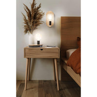 LEDVANCE DECOR Wood Wall Wandleuchte, schwarz/holz, E27 LEDVANCE DECOR Wood Wall Wandleuchte, schwarz/holz, E27
