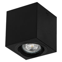OSRAM Spot Surface Square Deckenaufbauspot 80x80mm, schwarz, GU10 OSRAM Spot Surface Square Deckenaufbauspot 80x80mm, schwarz, GU10