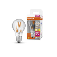 OSRAM Star+ lampada LED con sensore di luce diurna per attacco E27, ottica a filamento, bianco caldo (2700K), 806 lumen, sostituto per lampadine tradizionali da 60W, non dimmerabile, confezione da 1, E27