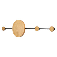 LEDVANCE DECOR Appendiabiti, 800mm, nero/legno LEDVANCE DECOR Appendiabiti, 800mm, nero/legno