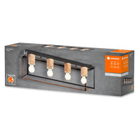 LEDVANCE DECOR Nairobi lampada da soffitto, nero, attacco E27 LEDVANCE DECOR Nairobi lampada da soffitto, nero, attacco E27