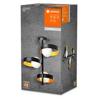 LEDVANCE DECOR Memphis Deckenleuchte, schwarz/gold, G9 LEDVANCE DECOR Memphis Deckenleuchte, schwarz/gold, G9