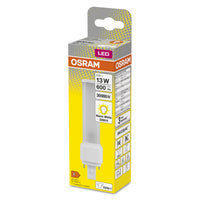 OSRAM  DULUX D LED EM & AC MAINS LED-Röhre 14,8cm (ex 13W) 6W / 3000K Warmweiß G24d-1 OSRAM  DULUX D LED EM & AC MAINS LED-Röhre 14,8cm (ex 13W) 6W / 3000K Warmweiß G24d-1