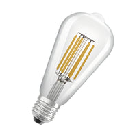 OSRAM LED Lampada Classe di efficienza energetica A Filamento Classic Chiaro, 2.5W/3000K, E27, Bianco caldo OSRAM LED Lampada Classe di efficienza energetica A Filamento Classic Chiaro, 2.5W/3000K, E27, Bianco caldo