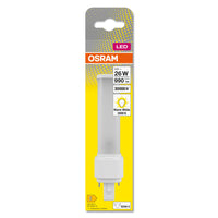 OSRAM DULUX D LED EM & AC MAINS LED-tubo 17,1cm (ex 26W) 10W / 3000K Bianco caldo G24d-3 OSRAM DULUX D LED EM & AC MAINS LED-tubo 17,1cm (ex 26W) 10W / 3000K Bianco caldo G24d-3