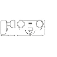 LEDVANCE SMART+ Outdoor-Wandleuchte mit Kamera, dunkelgrau LEDVANCE SMART+ Outdoor-Wandleuchte mit Kamera, dunkelgrau