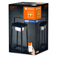 LEDVANCE SMART+ Outdoor Bluetooth Solar-Tischleuchte,schwarz,eckig LEDVANCE SMART+ Outdoor Bluetooth Solar-Tischleuchte,schwarz,eckig