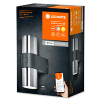LEDVANCE SMART+ Outdoor WiFi-Wandleuchte 10W, 800lm, silber LEDVANCE SMART+ Outdoor WiFi-Wandleuchte 10W, 800lm, silber