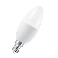 Lampada LED retrofit OSRAM con telecomando RGBW multicolore dimmerabile (ex 40W) 4,9W/2700K bianco caldo E14 Lampada LED retrofit OSRAM con telecomando RGBW multicolore dimmerabile (ex 40W) 4,9W/2700K bianco caldo E14
