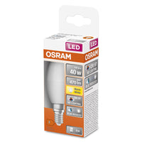 OSRAM SUPERSTAR+ CLASSIC B 40 FR Lampadina LED, 4,9W, 470lm, Bianco caldo, E14 OSRAM SUPERSTAR+ CLASSIC B 40 FR Lampadina LED, 4,9W, 470lm, Bianco caldo, E14