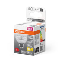 OSRAM SPOT MR16 GL 20 LED-lampada riflettore, 2,6W, 200lm, GU5.3, bianco caldo OSRAM SPOT MR16 GL 20 LED-lampada riflettore, 2,6W, 200lm, GU5.3, bianco caldo