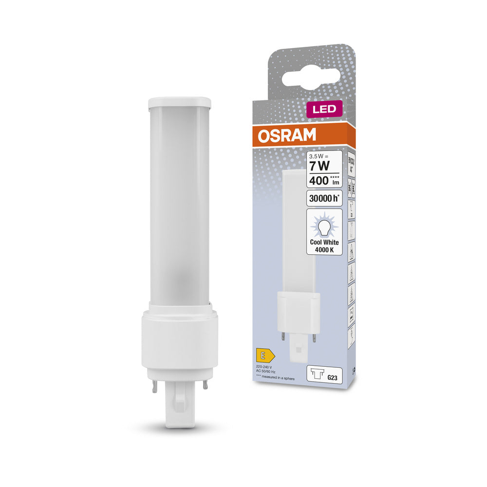 Lampadina Compatta Osram Dulux S 9W G23 - Classe A, Risparmio Energetico, 2700K - Foto 5