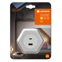 LEDVANCE LUNETTA HEXAGON Steckdosen-Nachtlicht, 5W, 5lm LEDVANCE LUNETTA HEXAGON Steckdosen-Nachtlicht, 5W, 5lm