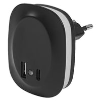 OSRAM LUNETTA EDGE Steckdosen-Nachtlicht, 0,35W, 10lm, schwarz OSRAM LUNETTA EDGE Steckdosen-Nachtlicht, 0,35W, 10lm, schwarz