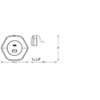 LEDVANCE LUNETTA HEXAGON Steckdosen-Nachtlicht, 5W, 5lm LEDVANCE LUNETTA HEXAGON Steckdosen-Nachtlicht, 5W, 5lm
