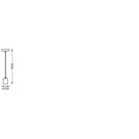 LEDVANCE Vintage 1906® Lampada a sospensione CYLINDER E27, legno LEDVANCE Vintage 1906® Lampada a sospensione CYLINDER E27, legno