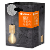 LEDVANCE Vintage 1906® Lampada a sospensione CYLINDER E27, legno LEDVANCE Vintage 1906® Lampada a sospensione CYLINDER E27, legno