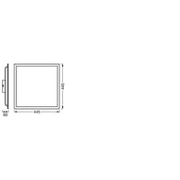 LEDVANCE SMART+ WIFI Magic Panelleuchte 24W, 2400lm, weiß LEDVANCE SMART+ WIFI Magic Panelleuchte 24W, 2400lm, weiß