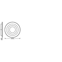 LEDVANCE ORBIS SPIRAL LOOP Deckenleuchte, weiß, 42W, 4000lm LEDVANCE ORBIS SPIRAL LOOP Deckenleuchte, weiß, 42W, 4000lm